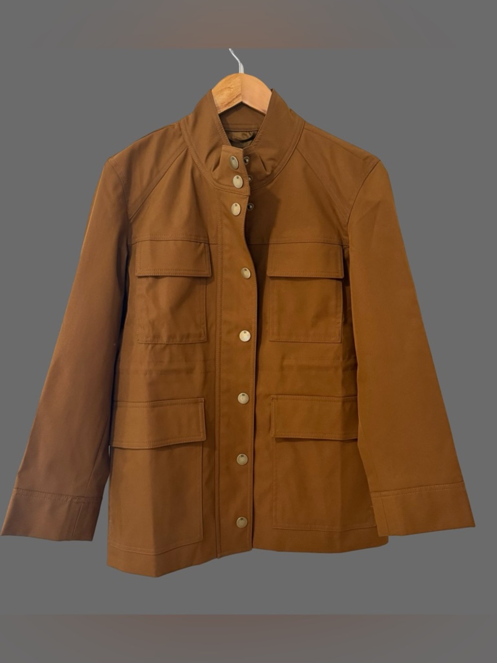 Banana Republic Women's Brown Twill Utility Water-Resistant Jacket NWT ($180)